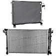 2-Piece Kit Radiator, Includes (1) A/C Condenser and (1) Radiator