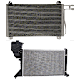 2005 Freightliner Sprinter 3500 - 2-Piece Kit Radiator, For Models With Standard Duty Cooling, 2.7L 5Cyl,  Includes (1) A/C Condenser and (1) Radiator