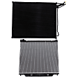 2-Piece Kit Radiator, Includes (1) A/C Condenser and (1) Radiator