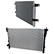 2-Piece Kit Radiator, 3.5L, 6Cyl, Includes (1) A/C Condenser and (1) Radiator