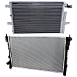 2011 Ford Edge - 2-Piece Kit Radiator, For Models With Tow Package, 3.7L 6Cyl,  Includes (1) A/C Condenser and (1) Radiator