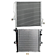 2-Piece Kit Radiator, 4.0L, 6Cyl, Includes (1) A/C Condenser and (1) Radiator