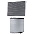 2-Piece Kit Radiator, Includes (1) A/C Condenser and (1) Radiator