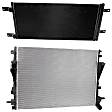 2-Piece Kit Radiator, 6.7L, 8Cyl, Includes (1) A/C Condenser and (1) Radiator