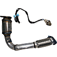 2013 GMC Terrain - 2-Piece Kit Catalytic Converter, 2.4L 4Cyl, Federal EPA Standard, 46-State Legal (Cannot ship to CA, CO, NY or ME), Naturally Aspirated,  Includes (1) Catalytic Converter and (1) Oxygen Sensor