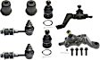 8-Piece Kit Front, Driver and Passenger Side Suspension Kit, Includes (4) Ball Joint, (2) Control Arm Bushing and (2) Sway Bar Link