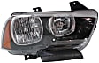 2014 Dodge Charger - 3-Piece Kit Driver and Passenger Side Halogen Headlight, With bulb(s), OE Replacement,  Includes (1) Bumper Cover and (2) Headlight