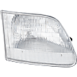 4-Piece Kit Halogen Headlights, With bulb(s), Includes (2) Bumper Trim and (2) Headlight