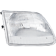 4-Piece Kit Halogen Headlights, With bulb(s), Includes (2) Bumper Trim and (2) Headlight