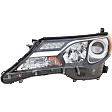 2013 Toyota RAV4 - 4-Piece Kit Driver and Passenger Side Halogen Headlight, With bulb(s), USA Built Vehicle, OE Comparable Finish, Includes (2) Bumper Trim and (2) Headlight