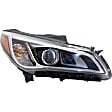 3-Piece Kit HID/Xenon Headlights, With bulb(s), Sedan, Includes (1) Bumper Trim and (2) Headlight