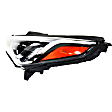 3-Piece Kit HID/Xenon Headlights, With bulb(s), Sedan, Includes (1) Bumper Trim and (2) Headlight