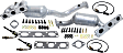2001 BMW Z3 - 6-Piece Kit Front and Rear Catalytic Converter, 2.5L 6Cyl, Federal EPA Standard, 46-State Legal (Cannot ship to CA, CO, NY or ME), engdesig: M54, Manifold Converter, Naturally Aspirated, Includes (2) Catalytic Converter and (4) Oxygen Senso