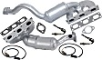 6-Piece Kit Front and Rear Catalytic Converter, Federal EPA Standard, 46-State Legal, (Cannot ship to CA, CO, NY or ME), Includes (2) Catalytic Converter and (4) Oxygen Sensor