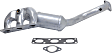 6-Piece Kit Front and Rear Catalytic Converter, Federal EPA Standard, 46-State Legal, (Cannot ship to CA, CO, NY or ME), Includes (2) Catalytic Converter and (4) Oxygen Sensor