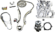3-Piece Kit Timing Chain Kit, Includes (1) Timing Cover, (1) Water Pump and (1) Timing Chain Kit