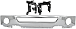 3-Piece Kit, Front Bumper, Chrome, Includes (1) Bumper and (2) Bumper Bracket