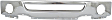 3-Piece Kit, Front Bumper, Chrome, Includes (1) Bumper and (2) Bumper Bracket