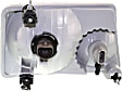 2003 Ford Ranger - 2-Piece Kit Driver Side Halogen Headlight, With bulb(s), OE Replacement,  Includes (1) Corner Light and (1) Headlight