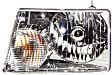 2003 Ford Ranger - 2-Piece Kit Driver Side Halogen Headlight, With bulb(s), OE Replacement,  Includes (1) Corner Light and (1) Headlight