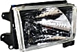 2-Piece Kit Passenger Side Halogen Headlight, With bulb(s), OE Replacement, Includes (1) Headlight and (1) Grille Assembly