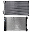 2-Piece Kit Radiator, 4.6L, 8Cyl, Includes (1) A/C Condenser and (1) Radiator