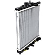 1994-1997 Honda Civic del Sol - 2-Piece Kit Radiator, with A/C Condenser, 1.5L/1.6L Eng., Plastic Tank