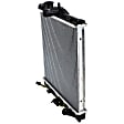 1994-1997 Honda Civic del Sol - 2-Piece Kit Radiator, with A/C Condenser, 1.5L/1.6L Eng., Plastic Tank