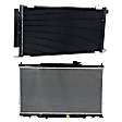 2003 Honda Element - 2-Piece Kit Radiator, 2.4L 4Cyl,  Includes (1) A/C Condenser and (1) Radiator