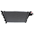 2011-2013 Hyundai Sonata - 2-Piece Kit Radiator, with A/C Condenser, 2.4L/3.3L Eng., Plastic Tank