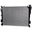 2011-2013 Hyundai Sonata - 2-Piece Kit Radiator, with A/C Condenser, 2.4L/3.3L Eng., Plastic Tank