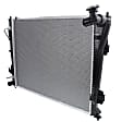2011-2013 Hyundai Sonata - 2-Piece Kit Radiator, with A/C Condenser, 2.4L/3.3L Eng., Plastic Tank