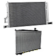 2-Piece Kit Radiator, 2.7L, 6Cyl, Includes (1) A/C Condenser and (1) Radiator