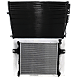2007 Jeep Commander Limited - 2-Piece Kit Radiator, 4.7L 8Cyl,  Includes (1) A/C Condenser and (1) Radiator