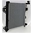 2007 Jeep Commander Limited - 2-Piece Kit Radiator, 4.7L 8Cyl,  Includes (1) A/C Condenser and (1) Radiator