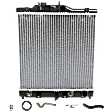 1999 Honda Civic - 6-Piece Kit Radiator, 1.6L, 4Cyl, Includes (1) Radiator Cap, (2) Radiator Hose, (1) Radiator, (1) Thermostat and (1) Thermostat Gasket