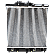 1999 Honda Civic - 6-Piece Kit Radiator, 1.6L, 4Cyl, Includes (1) Radiator Cap, (2) Radiator Hose, (1) Radiator, (1) Thermostat and (1) Thermostat Gasket