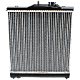 1999 Honda Civic - 6-Piece Kit Radiator, 1.6L, 4Cyl, Includes (1) Radiator Cap, (2) Radiator Hose, (1) Radiator, (1) Thermostat and (1) Thermostat Gasket