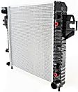 2004 Jeep Liberty - 5-Piece Kit Radiator, GAS, 195 Degree, 3.7L 6Cyl,  Includes (1) Radiator, (1) Radiator Cap, (2) Radiator Hose, and (1) Thermostat