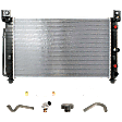 1999-2004 GMC Sierra 1500 - 5-Piece Kit Radiator, Includes (1) Radiator Cap, (2) Radiator Hose, (1) Radiator and (1) Thermostat