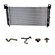 5-Piece Kit Radiator, 4.3L, 6Cyl, Includes (1) Radiator Cap, (2) Radiator Hose, (1) Radiator and (1) Thermostat
