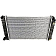 6-Piece Kit Radiator, 2.2L, 4Cyl, Includes (1) Radiator Cap, (2) Radiator Hose, (1) Radiator, (1) Thermostat and (1) Thermostat Gasket