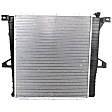 6-Piece Kit Radiator, 4.0L Engine, Aluminum Core, Plastic Tank, includes Radiator Cap, Radiator Hose, Thermostat, and Thermostat Gasket
