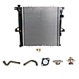 6-Piece Kit Radiator, 3.0L, 6Cyl, Includes (1) Radiator Cap, (2) Radiator Hose, (1) Radiator, (1) Thermostat and (1) Thermostat Gasket