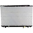 6-Piece Kit Radiator, with Radiator Cap, Radiator Hoses, Thermostat, and Thermostat Gasket, 3.0L Engine, Aluminum Core, Plastic Tank