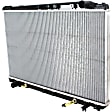 6-Piece Kit Radiator, with Radiator Cap, Radiator Hoses, Thermostat, and Thermostat Gasket, 3.0L Engine, Aluminum Core, Plastic Tank