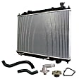 6-Piece Kit Radiator, 3.5L, 6Cyl, Includes (1) Radiator Cap, (2) Radiator Hose, (1) Radiator, (1) Thermostat and (1) Thermostat Gasket