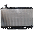 6-Piece Kit Radiator, with Radiator Cap, Radiator Hoses (Upper and Lower), Thermostat, and Thermostat Seal, 2.0L/2.4L Engine, Aluminum Core, Plastic Tank