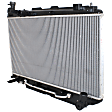 6-Piece Kit Radiator, with Radiator Cap, Radiator Hoses (Upper and Lower), Thermostat, and Thermostat Seal, 2.0L/2.4L Engine, Aluminum Core, Plastic Tank