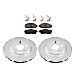 KIT-090821-107 2-Wheel Set Front Brake Disc and Pad Kit,  SureStop OE Replacement, Includes (2) Disc and (1) Pad Set